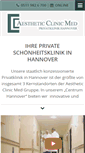 Mobile Screenshot of aesthetic-klinik-hannover.de